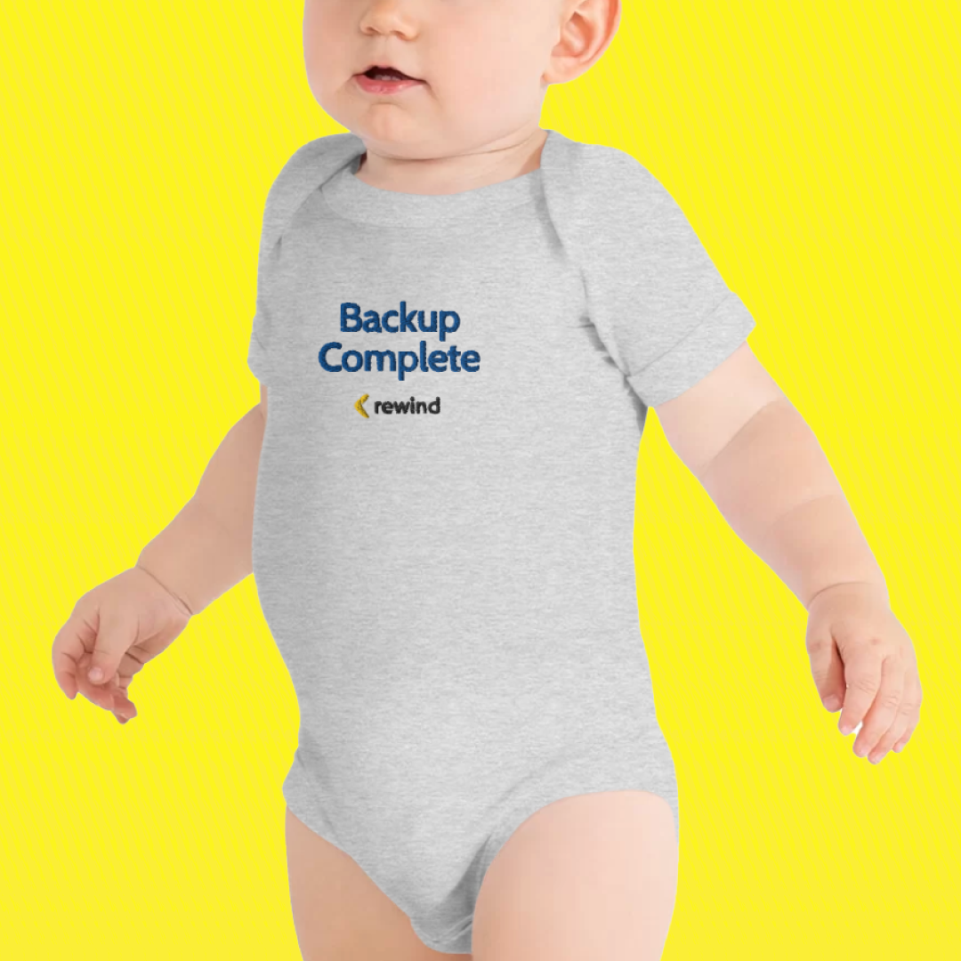 Backup Complete Onesie
